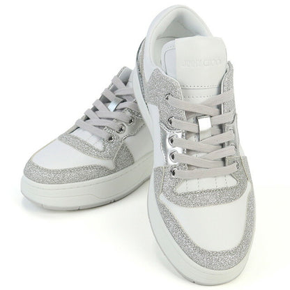 Jimmy Choo Sneakers Ladies Brand JIMMY CHOO Leather Florent-F White Shoes Select JICFLORENTFA