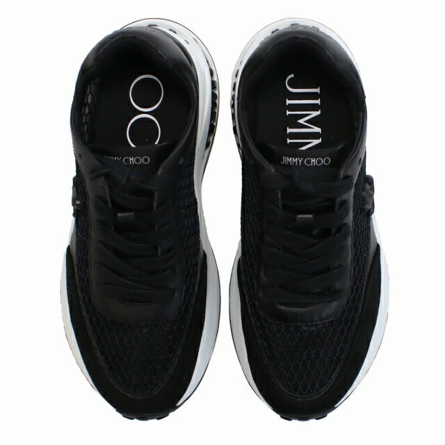 Jimmy Choo Sneakers Ladies Brand JIMMY CHOO MEMPHIS LACE UP-F Black Shoes Select model JICMEMPHILAUPFB