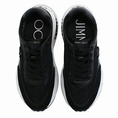 Jimmy Choo Sneakers Ladies Brand JIMMY CHOO MEMPHIS LACE UP-F Black Shoes Select model JICMEMPHILAUPFB