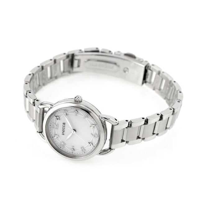シチズン ウィッカ ベーシックモデル ソーラーテック 腕時計 ブランド レディース 替えベルト CITIZEN wicca KP6-014-11 アナログ ホワイト 白 KP6-014-11