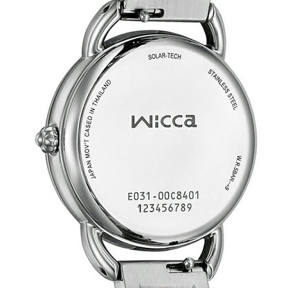 シチズン ウィッカ ベーシックモデル ソーラーテック 腕時計 ブランド レディース 替えベルト CITIZEN wicca KP6-014-11 アナログ ホワイト 白 KP6-014-11