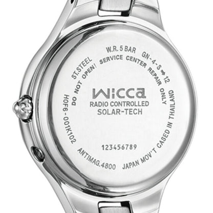 シチズン ウィッカ エコドライブ ソーラー電波時計 腕時計 ブランド レディース CITIZEN KS1-813-91 アナログ ピンクラメ KS1-813-91