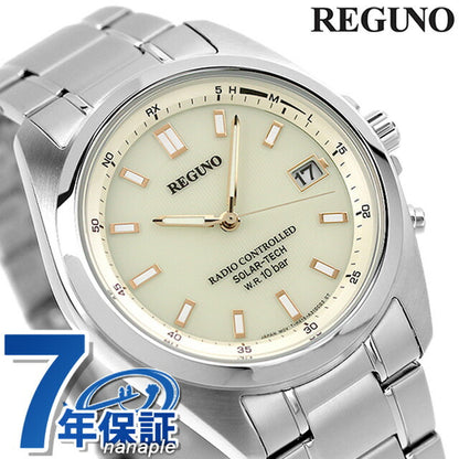 公民Regno Eco Drive Solar Eco Drive太阳能电台观看品牌男士KS3-115-31模拟金