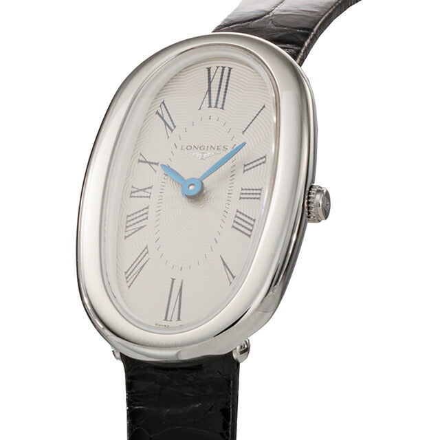 ロンジン サンフォネット クォーツ 電池式 腕時計 ブランド レディース LONGINES L2.305.4.71.0 アナログ シルバー ブラック 黒 スイス製 L2-305-4-71-0