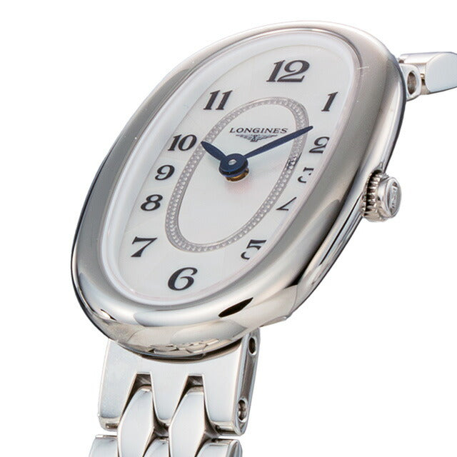 ロンジン サンフォネット クォーツ 電池式 腕時計 ブランド レディース LONGINES L2.305.4.83.6 アナログ ホワイトシェル 白 スイス製 L2-305-4-83-6