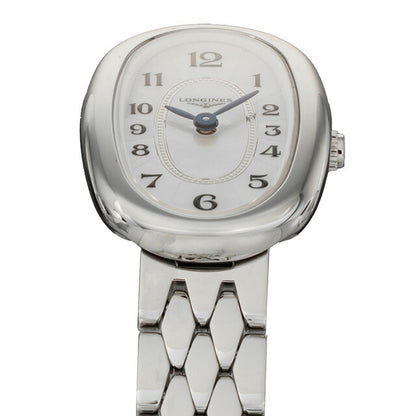 ロンジン サンフォネット クォーツ 電池式 腕時計 ブランド レディース LONGINES L2.305.4.83.6 アナログ ホワイトシェル 白 スイス製 L2-305-4-83-6