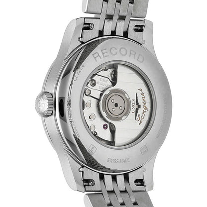 ロンジン レコード 自動巻き 腕時計 ブランド レディース LONGINES L2.321.4.72.6 アナログ シルバー スイス製 L2-321-4-72-6
