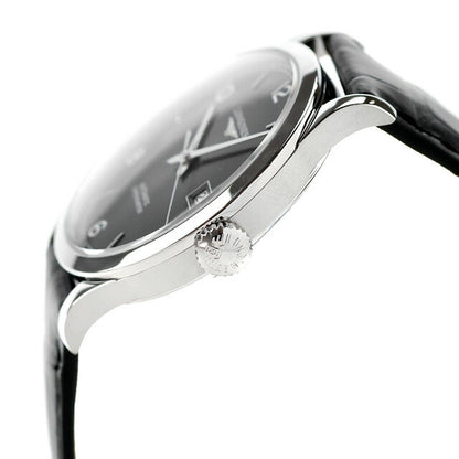 ロンジン レコード 自動巻き 腕時計 ブランド メンズ LONGINES L2.821.4.56.2 アナログ ブラック 黒 スイス製 L2-821-4-56-2