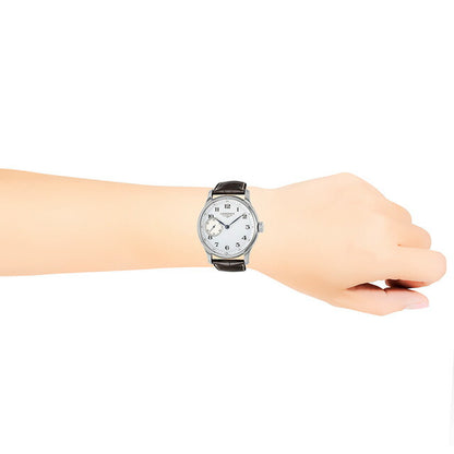 ロンジン マスターコレクション 手巻き 腕時計 ブランド メンズ ユニタス Unitas 6497 LONGINES L2.841.4.18.3 アナログ シルバー ブラウン スイス製 L2-841-4-18-3