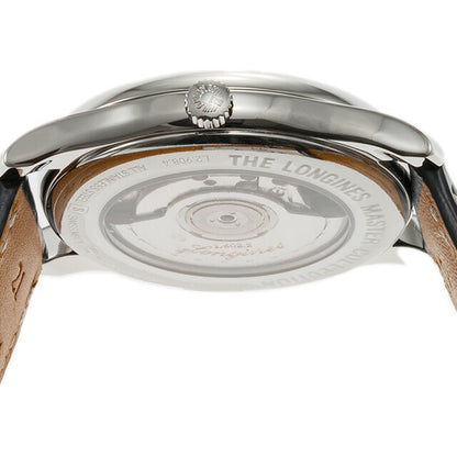 ロンジン マスターコレクション 自動巻き 腕時計 ブランド メンズ LONGINES L2.908.4.92.0 アナログ ブルー ブルーグリーン スイス製 L2-908-4-92-0