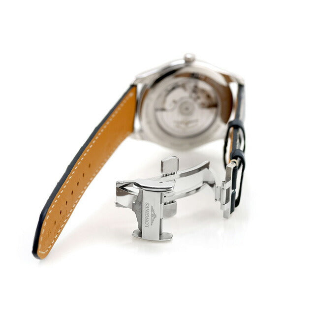 ロンジン マスターコレクション 自動巻き 腕時計 ブランド メンズ LONGINES L2.910.4.92.0 アナログ ブルー スイス製 L2-910-4-92-0