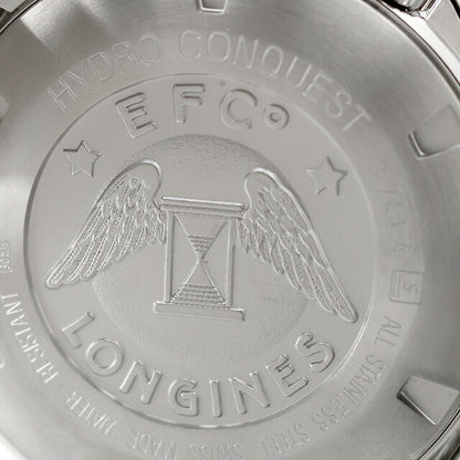 ロンジン ハイドロコンクエスト 自動巻き 腕時計 ブランド メンズ LONGINES L3.741.4.96.6 アナログ ブルー スイス製 L3-741-4-96-6