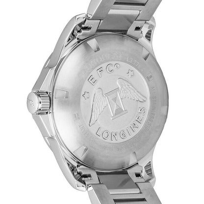 ロンジン コンクエスト 自動巻き 腕時計 ブランド メンズ LONGINES L3.776.4.99.6 アナログ ネイビー スイス製 L3-776-4-99-6