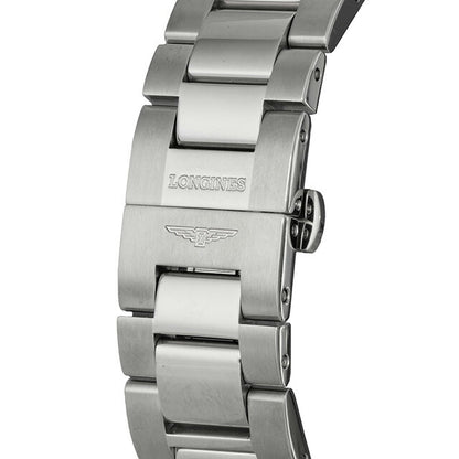 ロンジン コンクエスト 自動巻き 腕時計 ブランド メンズ LONGINES L3.776.4.99.6 アナログ ネイビー スイス製 L3-776-4-99-6