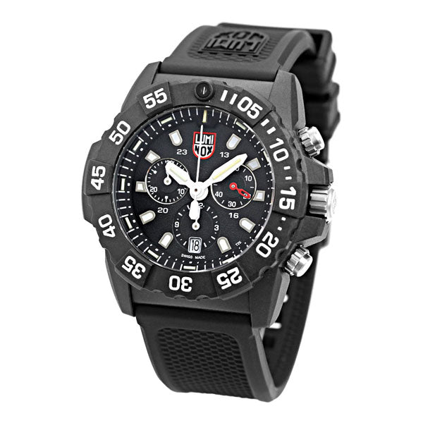 ルミノックス 3580シリーズ ネイビーシールズ クロノグラフ 45mm 3581 LUMINOX 腕時計 ブラック ホワイト l3581