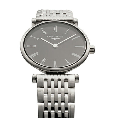ロンジン グランクラシック クォーツ 電池式 腕時計 ブランド レディース LONGINES L4.209.4.51.6 アナログ ブラック 黒 スイス製 L4-209-4-51-6