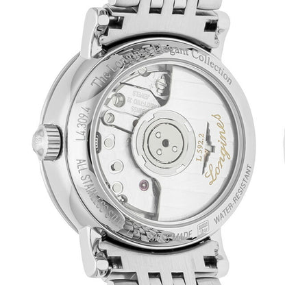 ロンジン エレガント 自動巻き 腕時計 ブランド レディース LONGINES L4.309.4.92.6 アナログ ブルー スイス製 L4-309-4-92-6