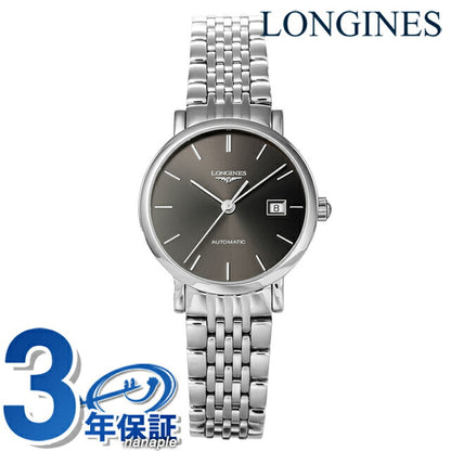 ロンジン エレガント 自動巻き 腕時計 ブランド レディース LONGINES L4.310.4.72.6 アナログ ブラウン スイス製 L4-310-4-72-6