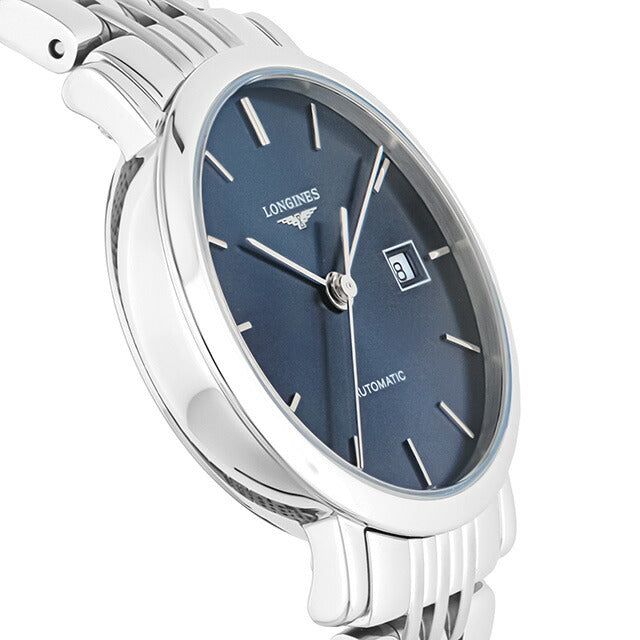 ロンジン エレガント 自動巻き 腕時計 ブランド レディース LONGINES L4.310.4.92.6 アナログ ブルー スイス製 L4-310-4-92-6
