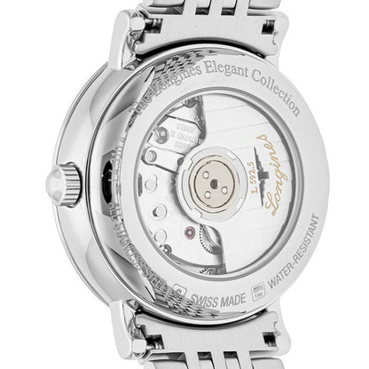 ロンジン エレガント 自動巻き 腕時計 ブランド レディース LONGINES L4.310.4.92.6 アナログ ブルー スイス製 L4-310-4-92-6