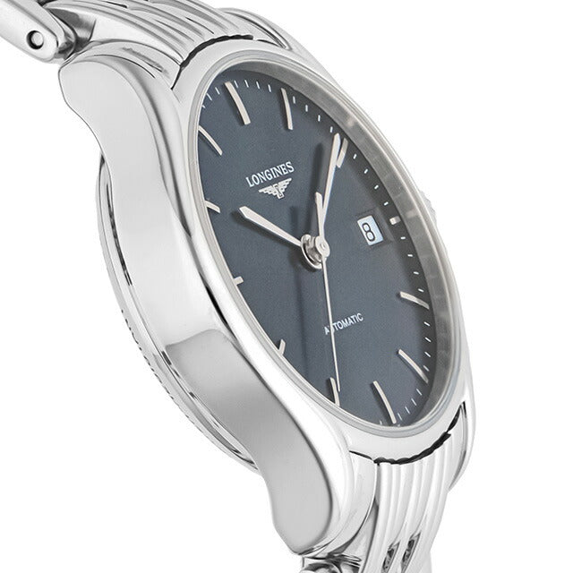 ロンジン リール 自動巻き 腕時計 ブランド レディース LONGINES L4.360.4.92.6 アナログ ブルー スイス製 L4-360-4-92-6