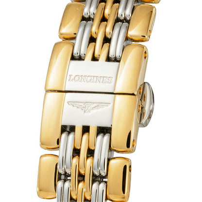 ロンジン リール 自動巻き 腕時計 ブランド レディース LONGINES L4.361.2.11.7 アナログ ホワイト ゴールド シルバー 白 スイス製 L4-361-2-11-7