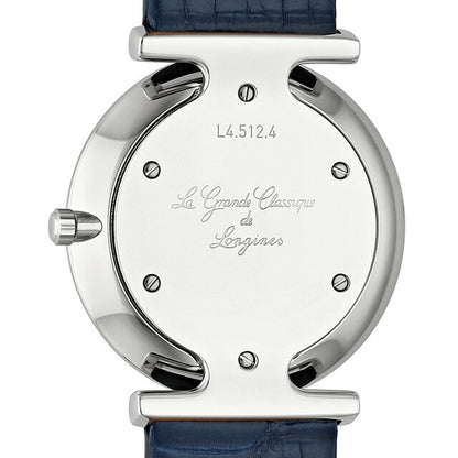 ロンジン グランクラシック クォーツ 電池式 腕時計 ブランド レディース LONGINES L4.512.4.95.2 アナログ ブルー スイス製 L4-512-4-95-2