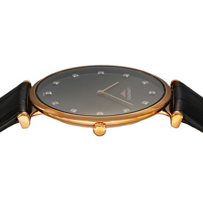 ロンジン グランクラシック クォーツ 電池式 腕時計 ブランド レディース LONGINES L4.709.1.57.2 アナログ ブラック 黒 スイス製 L4-709-1-57-2