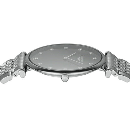 ロンジン グランクラシック クォーツ 電池式 腕時計 ブランド レディース LONGINES L4.709.4.55.6 アナログ ブラック 黒 スイス製 L4-709-4-55-6