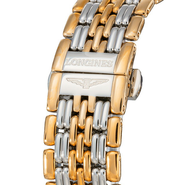 ロンジン リール クォーツ 電池式 腕時計 ブランド メンズ LONGINES L4.759.1.11.7 アナログ ホワイト ゴールド シルバー 白 スイス製 L4-759-1-11-7