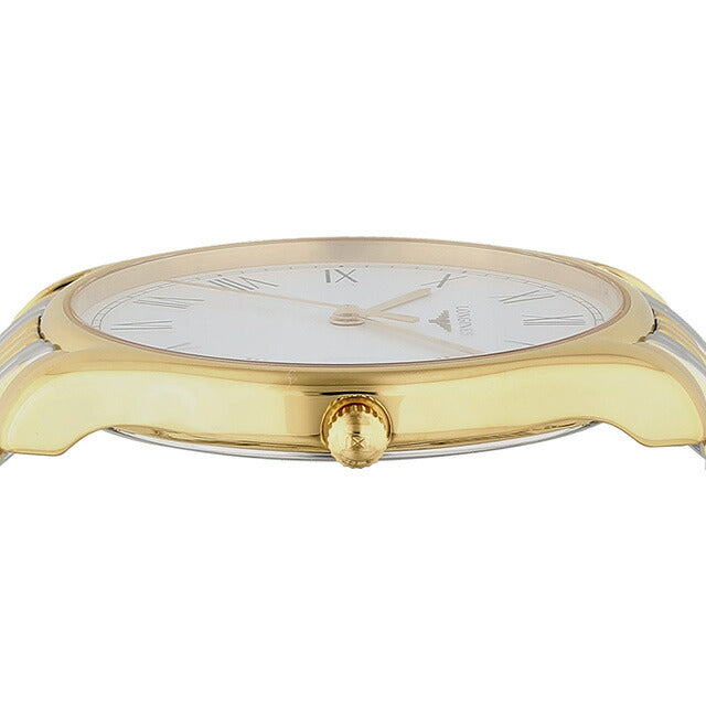 ロンジン リール クォーツ 電池式 腕時計 ブランド メンズ LONGINES L4.759.2.11.7 アナログ ホワイト ゴールド シルバー 白 スイス製 L4-759-2-11-7