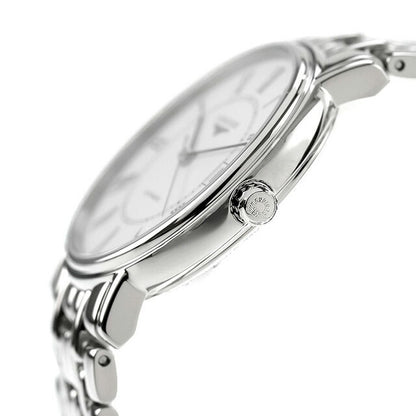 ロンジン プレザンス 自動巻き 腕時計 ブランド メンズ LONGINES L4.821.4.11.6 アナログ ホワイト 白 スイス製 L4-821-4-11-6