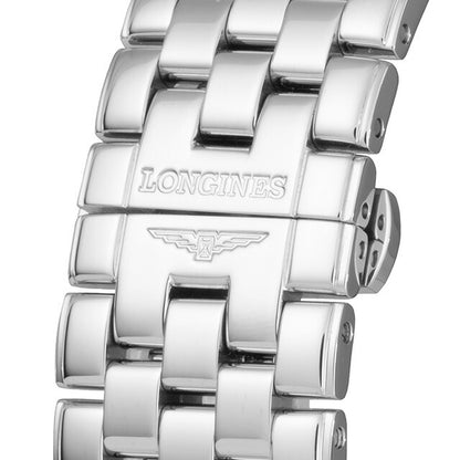 ロンジン フラッグシップ 自動巻き 腕時計 ブランド メンズ LONGINES L4.899.4.21.6 アナログ ホワイト 白 スイス製 L4-899-4-21-6