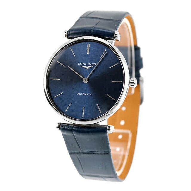 ロンジン グランクラシック 自動巻き 腕時計 ブランド メンズ LONGINES L4.908.4.95.2 アナログ ブルー スイス製 L4-908-4-95-2
