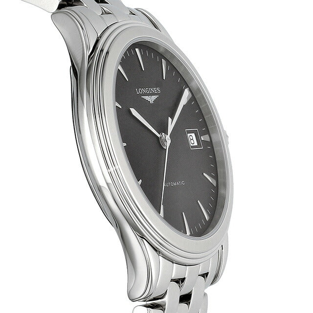 ロンジン フラッグシップ 自動巻き 腕時計 ブランド メンズ LONGINES L4.974.4.52.6 アナログ ブラック 黒 スイス製 L4-974-4-52-6