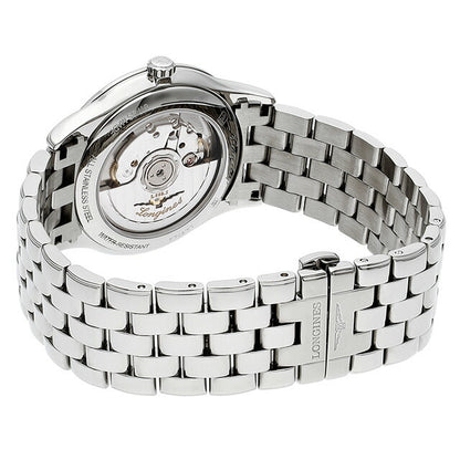 ロンジン フラッグシップ 自動巻き 腕時計 ブランド メンズ LONGINES L4.974.4.52.6 アナログ ブラック 黒 スイス製 L4-974-4-52-6