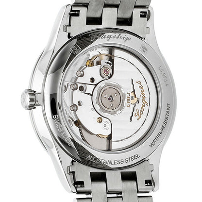 ロンジン フラッグシップ 自動巻き 腕時計 ブランド メンズ LONGINES L4.974.4.52.6 アナログ ブラック 黒 スイス製 L4-974-4-52-6