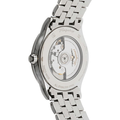 ロンジン フラッグシップ 自動巻き 腕時計 ブランド メンズ LONGINES L4.984.4.52.6 アナログ ブラック 黒 スイス製 L4-984-4-52-6