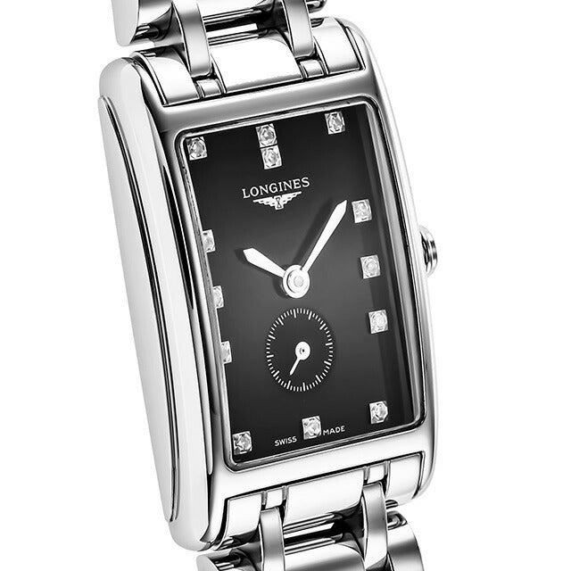 ロンジン ドルチェビータ クォーツ 電池式 腕時計 ブランド レディース LONGINES L5.255.4.57.6 アナログ ブラック 黒 スイス製 L5-255-4-57-6