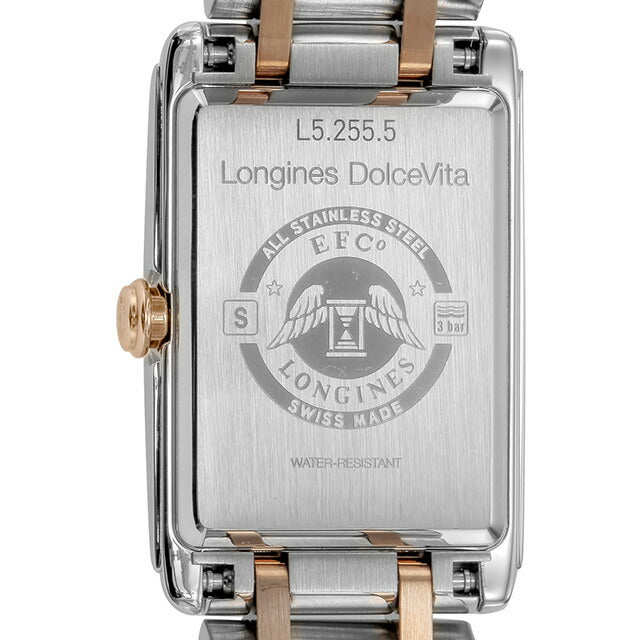 ロンジン ドルチェビータ クォーツ 電池式 腕時計 ブランド レディース LONGINES L5.255.5.59.7 アナログ ブラック シルバー L5-255-5-59-7