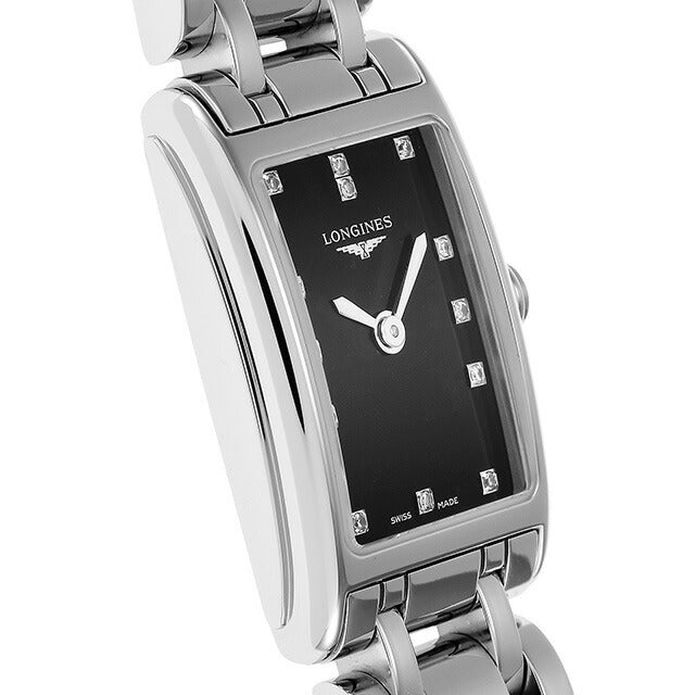 ロンジン ドルチェビータ クォーツ 電池式 腕時計 ブランド レディース LONGINES L5.258.4.57.6 アナログ ブラック 黒 スイス製 L5-258-4-57-6