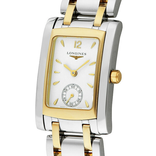 ロンジン ドルチェビータ クォーツ 電池式 腕時計 ブランド レディース LONGINES L5.502.5.28.7 アナログ ホワイト シルバー L5-502-5-28-7