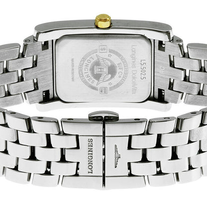 ロンジン ドルチェビータ クォーツ 電池式 腕時計 ブランド レディース ダイヤモンド LONGINES L5.502.5.29.6 アナログ ホワイト 白 L5-502-5-29-6