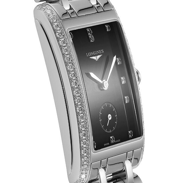 ロンジン ドルチェビータ クォーツ 電池式 腕時計 ブランド レディース LONGINES L5.512.0.57.6 アナログ ブラック 黒 スイス製 L5-512-0-57-6