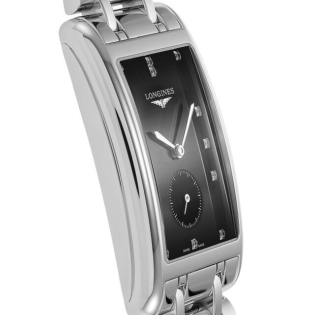 ロンジン ドルチェビータ クォーツ 電池式 腕時計 ブランド レディース LONGINES L5.755.4.57.6 アナログ ブラック 黒 スイス製 L5-755-4-57-6