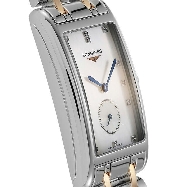 ロンジン ドルチェビータ クォーツ 電池式 腕時計 ブランド レディース LONGINES L5.755.5.87.7 アナログ ホワイトシェル シルバー L5-755-5-87-7