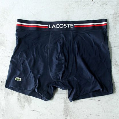 ラコステ ボクサーパンツ メンズ ブランド S M L 3枚セット ロゴ アンダーウェア TUNISIA 選べるモデル LACOSTE-BOXERBRIEF