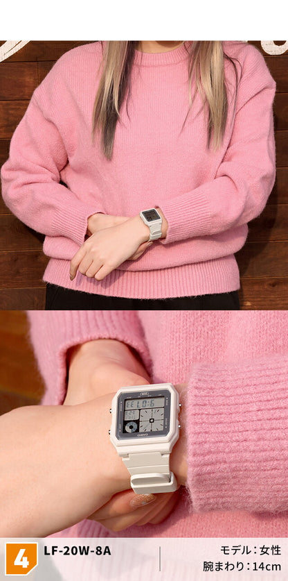 カシオ チープカシオ CASIO クォーツ 電池式 LF-20W ユニセックス チプカシ 腕時計 ブランド カシオ casio デジタル ブラック グレー 黒 選べるモデル LF-20W