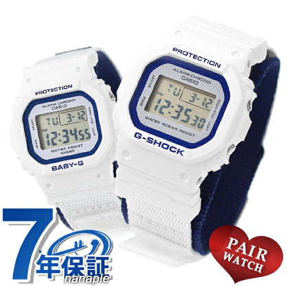 PairWatch Casio G Shock Baby G-Bovers系列男士女士手表G-Shock Baby-G Lov-23A-7DR