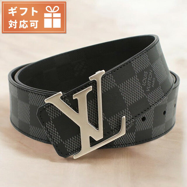 ルイ・ヴィトン ベルト メンズ ブランド LOUIS VUITTON アンフィニ-グラフィット M0107T グレー系 ブラック 選べるモデル LOVM0107TA